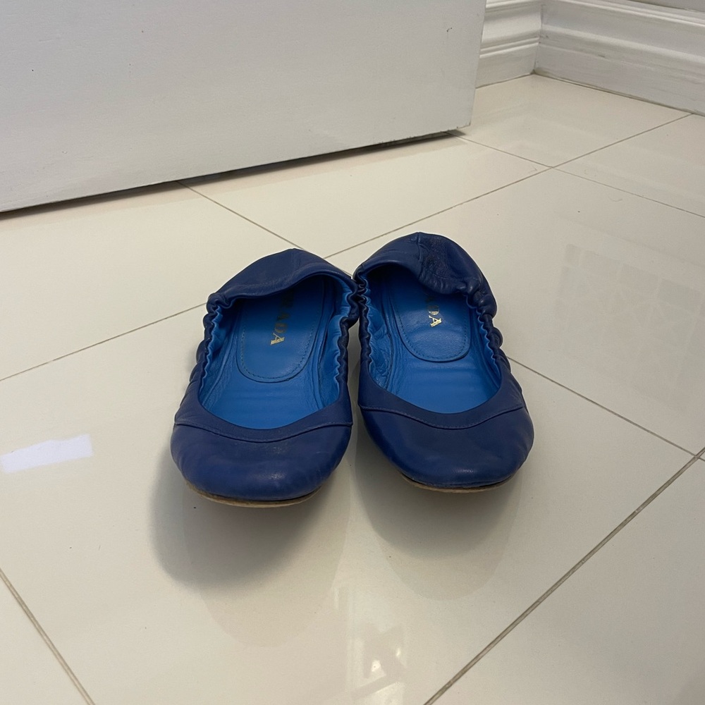 Prada Ballet Flats in Blue